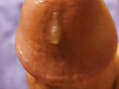 Jerking off my oily cock