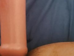 Me playing with my new toy and stroking