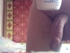 Today I am gobbling my jizz with yoghurt. Getting off. Tonguing desert with own jism.