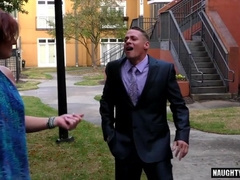 Watch Hefty Man Meat get his big dick sucked & fill up with cum