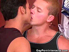 Latino And Caucasian dick oral jobs