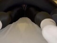 Two Asian lads fuck in lycra