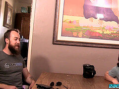 Jock gymnast Zack Randall masturbates his enormous cock beside teddy