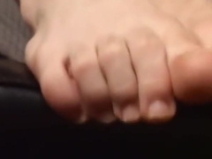 Sexy feet young homo jerking off his huge fat cock