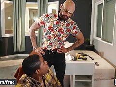 Bottom Andy Taylor Rides DeAngelo Jackson's Big Cock Before