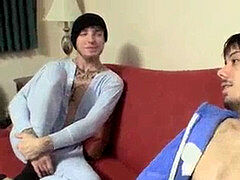 yam-sized lollipop twinks stroking on their long cut jizz-shotguns