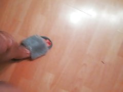 walking on flat shoes in the flat