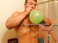 Balloon Fetish - Aiden Blowing Balloons