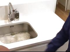 Gay handyman joins to handsome lovers