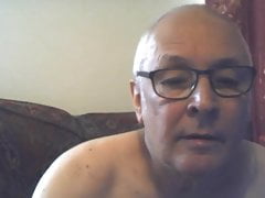 Daddy cums on cam