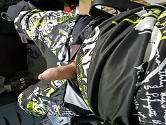 Motocrosser Wanking his dick