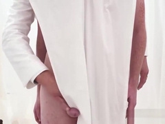 Cute young Mormon rammed raw and creampied by handsome elder