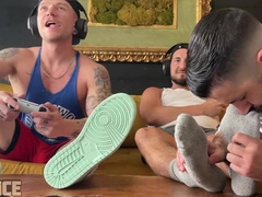 Colt Spence and Pal Derek Get After Gym Service Sesh from Nick Charms