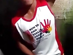 Asian cum with Pants on