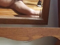 Jerking off my big cock