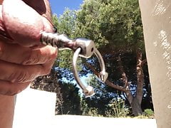 Christinaha s big load in a public park
