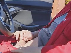 Horny to cum in my car
