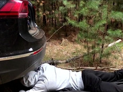 MONSTER NAILED STUCK IN the WOODS - Russian Horror Porno