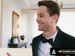 Quin Quire And Asher Day In Heteroflexible - Femboy Disguises Himself As The Bride To Please Straight Groom