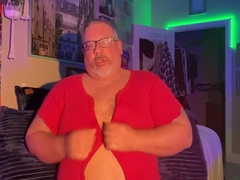 Step daddy Chub Bear Shoots Hand-free For Cam