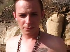 British Twinks Bareback by the Sea