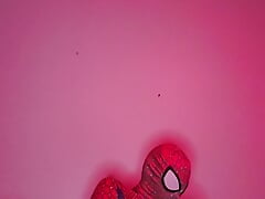Spiderman relaxing