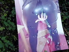 Laura latex ass tribute outdoor