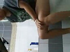 Sister naked for shower
