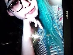 Cute girl Cum tribute