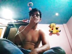 Indian boy masturbating hard