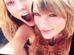 Karlie kloss and Taylor Swift cum tribute