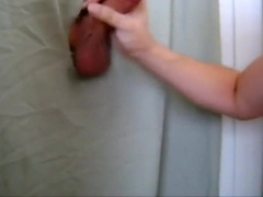 Lad's Very first Gloryhole Practice: Deep throating a XXL Hard-on