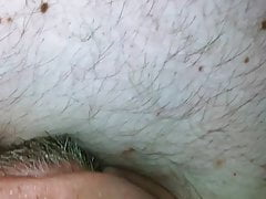 Gettin ready to stretch his pussy