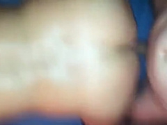 crossdresser anal fucked, while jerking his cock 2