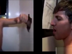 Gay straight amateur gloryhole blowjob cumshot