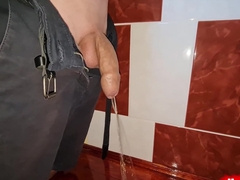 Boy Long Pissing In A Village Toilet