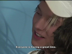 Ginormous rod twunk three way condom-free