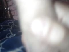 I masturbate on my feet with toys and milk
