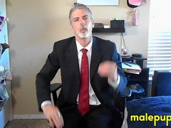 Your boss Richard Lennox demands smelly armpit and feet worship from you