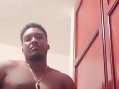 Massive ebony stud with a colossal black dick