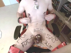 Gay Boy - Extreme Nipple Pumping Boy Slave Pig Hardcore Nipple Play