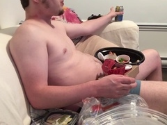 Food, belly stuffing, over eating