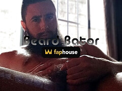 Monkey bator stroking his cock