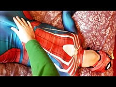 Spider-Man Bound, Tickled, and Jerked