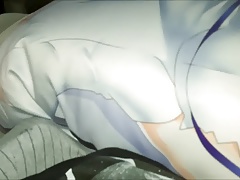 Horny cuddling with my (Dakimakura) girlfriend