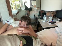 School Boyfriends Sultry Condom-Free Motel Screw and Jism