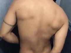 Gay-For-Pay Latino Showering