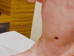 After dumping and pissing in the cup, jizz shot in it.