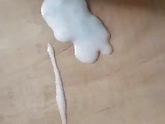 Cumming on the table