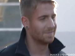 Naughty orgy full of hung lads in a night club